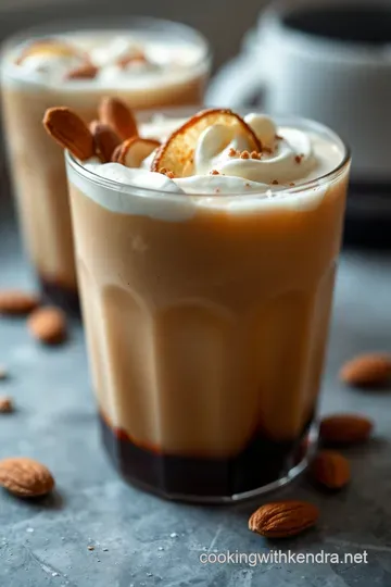 Toasted Almond Cocktail Delight presentation