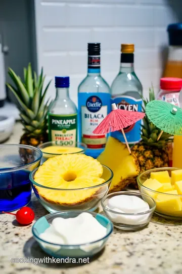 Tropical Bliss: The Ultimate Blue Hawaiian Cocktail ingredients