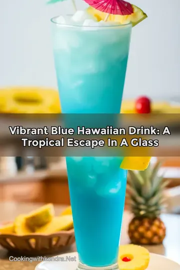 Vibrant Blue Hawaiian Drink: A Tropical Escape in a Glass