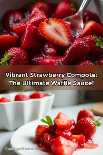 Vibrant Strawberry Compote: The Ultimate Waffle Sauce!