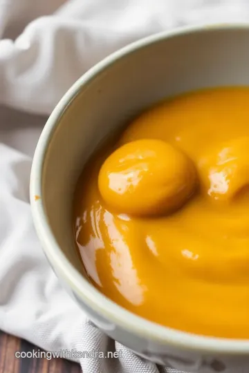 Creamy Pumpkin Pie Sauce presentation