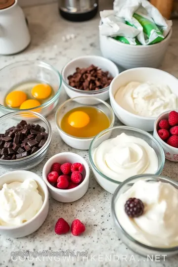 Decadent Chocolate Mousse Cups ingredients