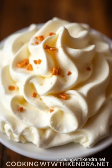 Brown Butter Cream Cheese Frosting presentation