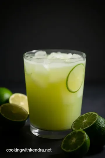 Zesty Homemade Frozen Limeade Concentrate presentation