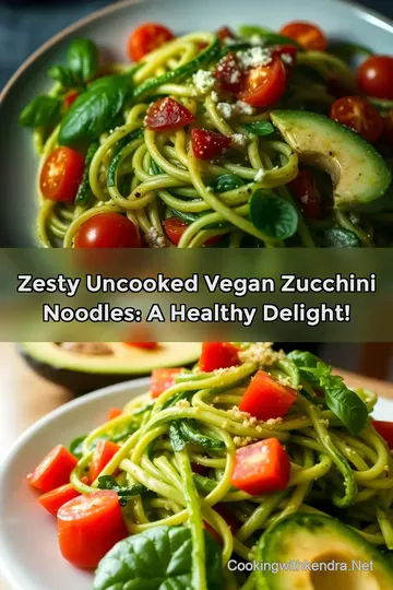 Zesty Uncooked Vegan Zucchini Noodles: A Healthy Delight!