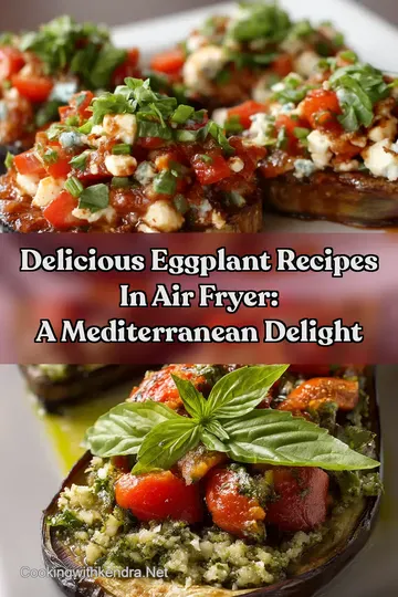 Delicious Eggplant Recipes In Air Fryer: A Mediterranean Delight : PIN FOR LATER Delicious Eggplant Recipes In Air Fryer: A Mediterranean Delight
