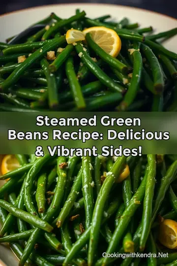 Steamed Green Beans Recipe: Delicious & Vibrant Sides! : PIN FOR LATER Steamed Green Beans Recipe: Delicious & Vibrant Sides!