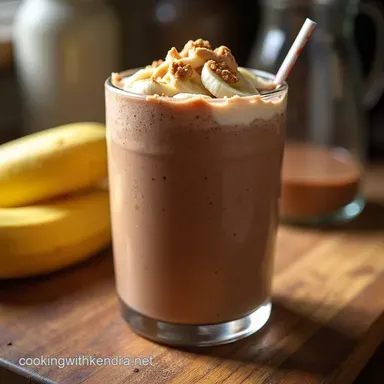 The FiveMinute Fuel Ultimate Chocolate Peanut Butter Banana Breakfast Shake Recipe Card