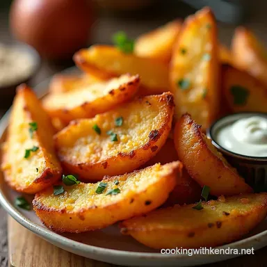 The Crispiest Air Fryer Potato Wedges Recipe Recipe Card
