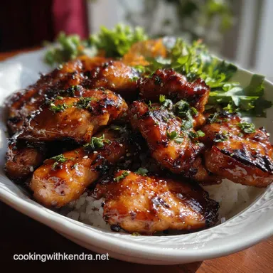 Easy Air Fryer Teriyaki Chicken Thighs: Ultra-Crisp Glaze Recipe Card