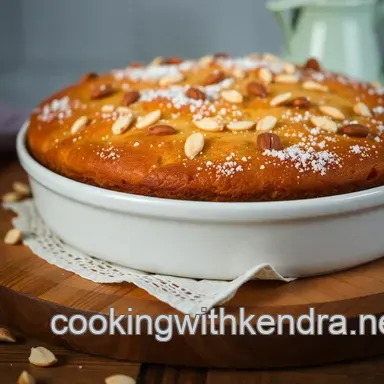 My Grandmother's Easy Almond Nut Cake Recipe: A Delicious Delight Recipe Card