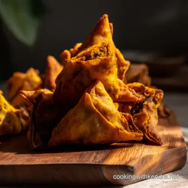 Auntie's Veg Samosa Recipe: Crispy, Classic & Easy! Recipe Card