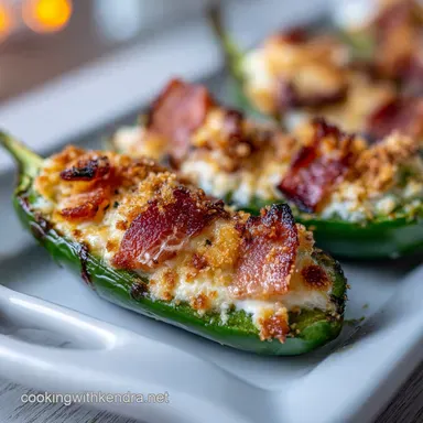 Loaded Jalape&ntilde;o Popper Recipe with Bacon Everyone Will Obsess Over: Crispy Baked