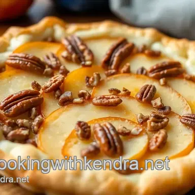 Delicious Bake Apple Pecan Tart with Flaky Puff Pastry: A Cozy Fall Dessert