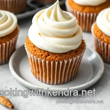 Irresistibly Moist Carrot Cake Cupcakes with Creamy Cream Cheese Frosting Recipe Card
