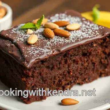 Bake Chocolate Almond Cake with Zesty Joy
