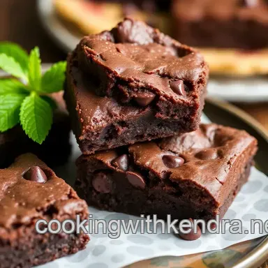Indulge in Decadence: Bake Chocolate Chip Fudge Brownies Today! Recipe Card