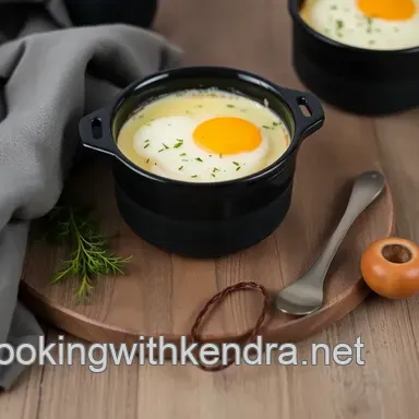 How to Bake Eggs Oeufs en Cocotte: Creamy & Easy for Breakfast Bliss Recipe Card