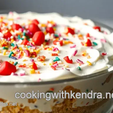 Delightfully Easy Funfetti Cake Trifle: A Colorful Celebration Dessert