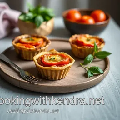 My Grandmother's Easy Bake Heirloom Tomato Tartlets in 30 Minutes Recipe Card