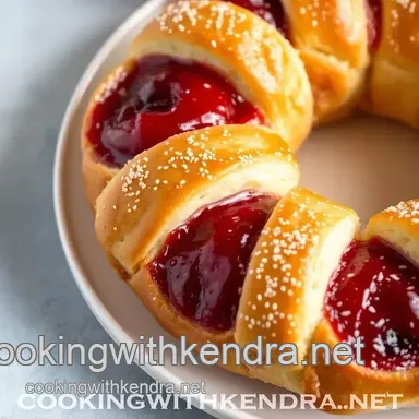 Easy Bake Jam Danish Ring with Sweet Fruit Filling: A Family Favorite Recipe Card