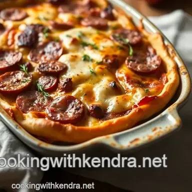 Easy Cheesy Baked Smoked Sausage Strata: A Flavorful Breakfast Delight Recipe Card