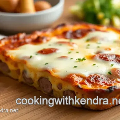 Easy Cheesy Baked Smoked Sausage Strata: A Flavorful Breakfast Delight