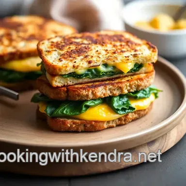 Easy & Savory Bake Spinach Breakfast Sandwiches in 30 Min: A Family Favorite Recipe Card