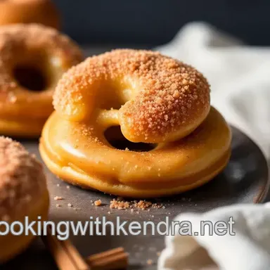 Easy Baked Apple Donuts with Cinnamon Sugar: A Guilt-Free Fall Treat Recipe Card