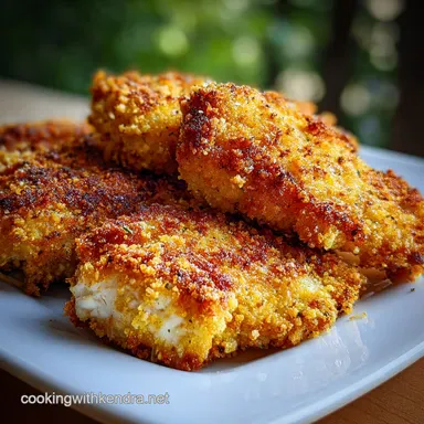 Baked Breaded Chicken Cutlets for 4 Servings Recipe Card