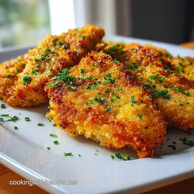 Baked Breaded Chicken Cutlets for 4 Servings