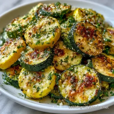 Baked Yellow Squash and Zucchini for 4