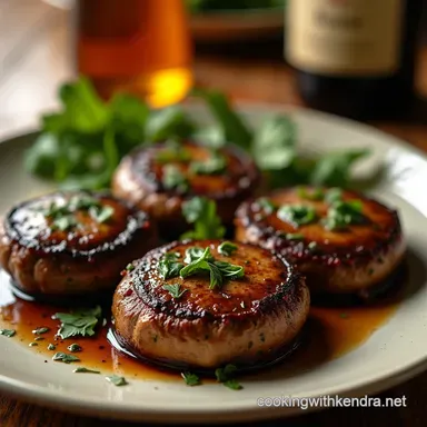 Ultimate BalsamicMarinated Portobello Steaks Recipe Recipe Card