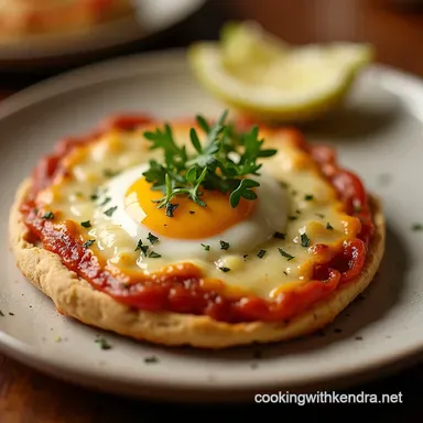 Bangers Mash english muffin pizza Quick Weeknight Dinner Recipe Card