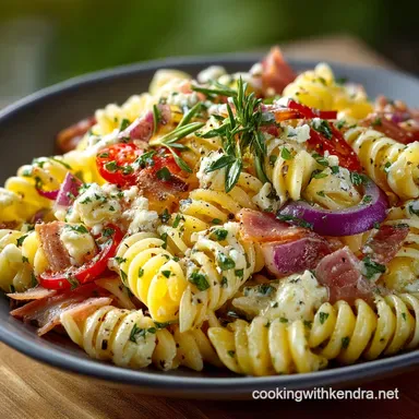 Foolproof Pasta Salad Zesty LemonHerb Vinaigrette Recipe Recipe Card