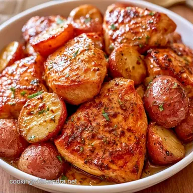 BBQ Sheet Pan Chicken for 4 Servings Recipe Card
