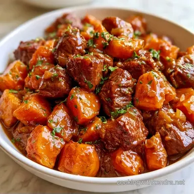 Beef Stew Sweet Potato: Slow-Cooked Recipe Card