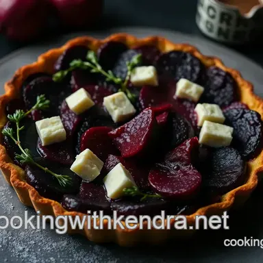 Beetroot Tart with Goats Cheese: A Honey-Balsamic Dream!