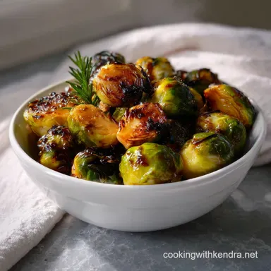 Christmas Sides: High-Heat Roasted Brussels Sprouts Recipe Card
