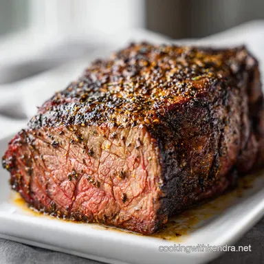 Roast Beef Recipe Oven for 8 Servings Recipe Card