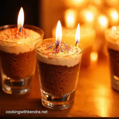 Birthday Cake Shots Recipe Party in a Glass Recipe Card