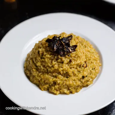 Black Garlic Risotto Umami on Repeat My Secret Weapon Recipe Card