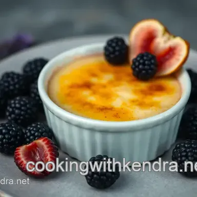 Blackberry Lavender Crème Brûlée: My Easiest Vegetarian Desserts!