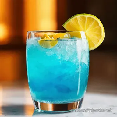 Blue Hawaiian Bliss Tropical Getaway in a Glass Recipe Card