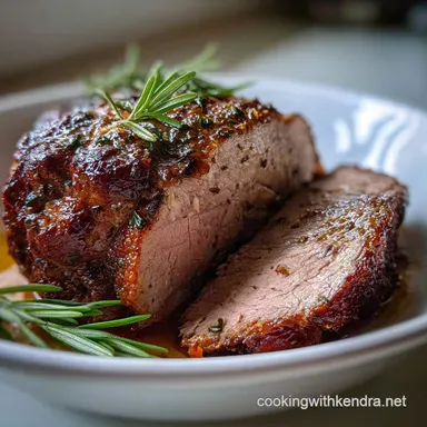 Bottom Round Roast Slow-Roasted for 2 Hours Recipe Card