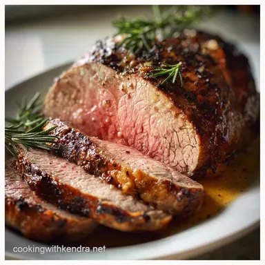 Bottom Round Roast Slow-Roasted for 2 Hours