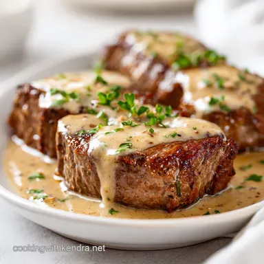 Bourbon Garlic Steak for 2 Servings