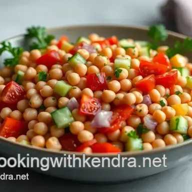 Bright & Zesty Fresh Garbanzo Beans Salad: A Perfect Summer Treat