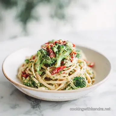 Broccoli Pasta with Lemon in 25 Minutes Recipe Card