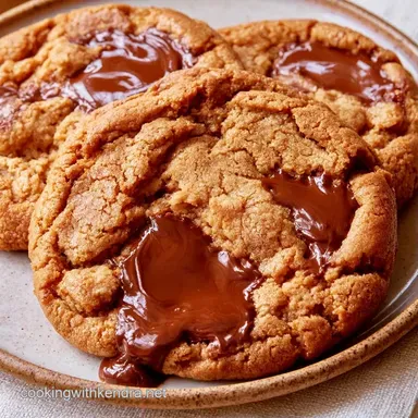 Chewy Brown Butter Chocolate Chip Cookies Recipe Card